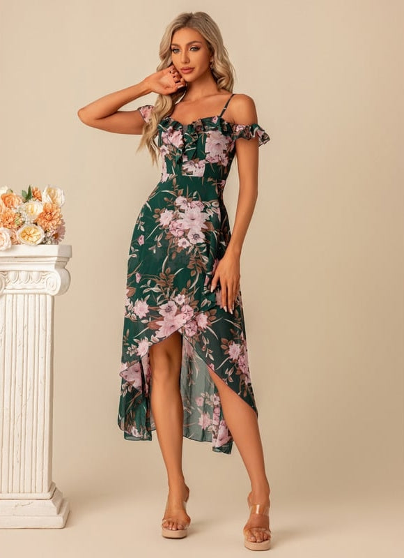Robe Chic Florale Évasée - gallery 3