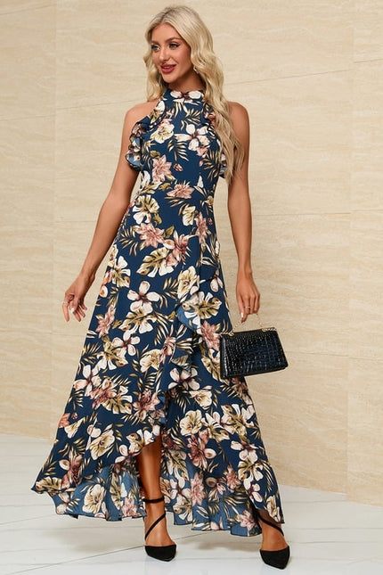 Robe Chic Fleurie Asymétrique - gallery 3