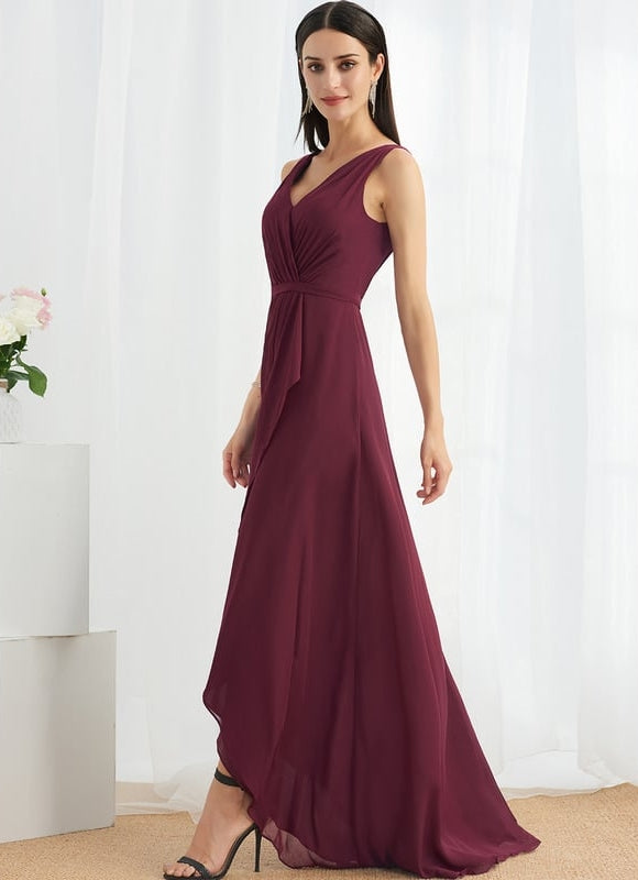 Robe Chic Mousseline Asymétrique - gallery 1