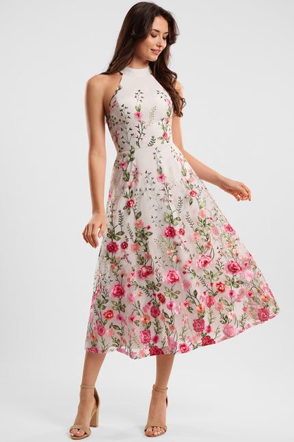 Robe Chic Cocktail Florale - gallery 4