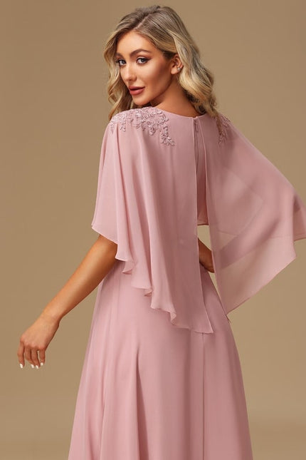 Robe Chic Élégance Rosée - gallery 1