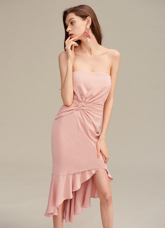 Robe Chic Midi Asymétrique - gallery 3