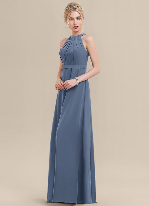 Robe Chic Mousseline Drapée - gallery 2