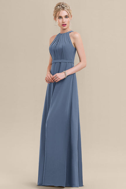 Robe Chic Mousseline Drapée - gallery 2