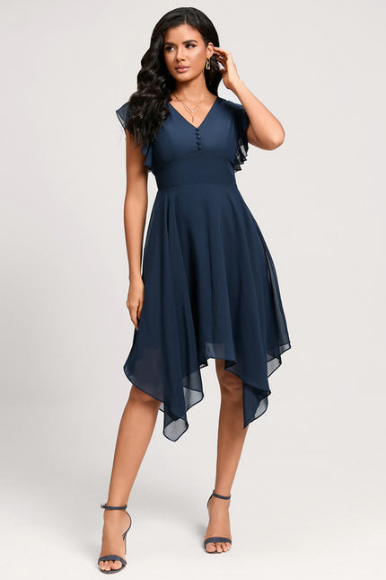 Robe De Cocktail Rouge Pour Mariage Chic - gallery 5