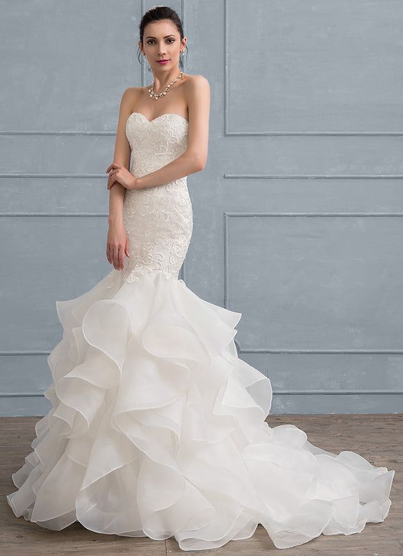 Robe Chic Sirène Organza - gallery 2