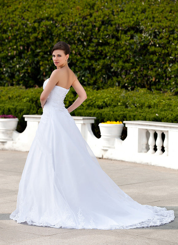 Robe Chic Mariée Satinée - gallery 1