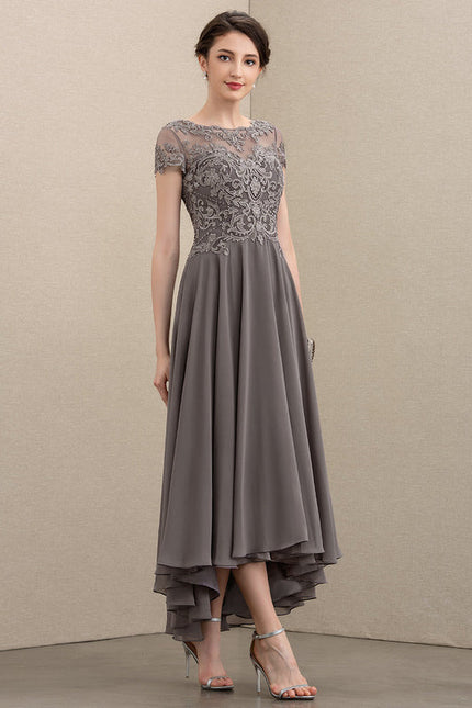 Robe Chic Illusion Grise - gallery 2