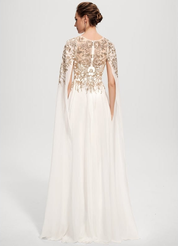 Robe Chic Aérienne Grise - gallery 5