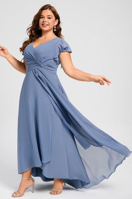Robe Chic Fluide Bleu Nuit - gallery 6