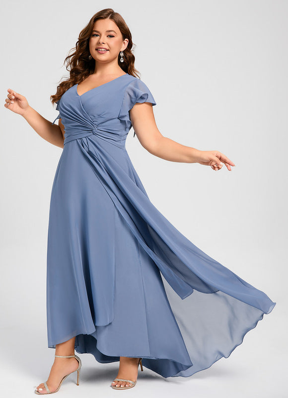 Robe Chic Fluide Bleu Nuit - gallery 6