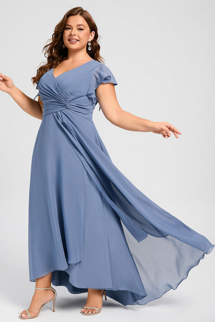 Robe Chic Fluide Bleu Nuit - gallery 6