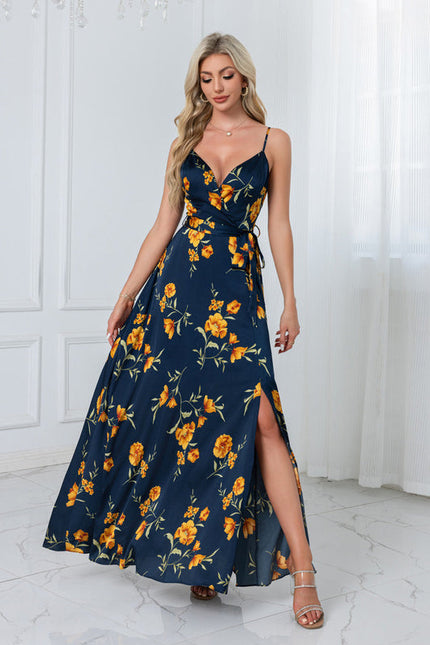 Robe Chic Longue Florale Rose - gallery 8