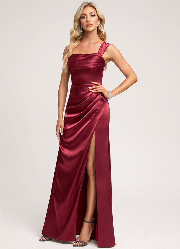 Robe Chic Satin Caramel - gallery 2