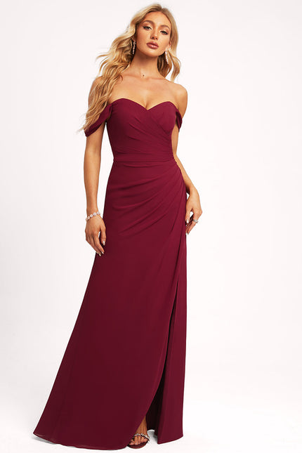 Robe Chic Mousseline Émeraude - gallery 3