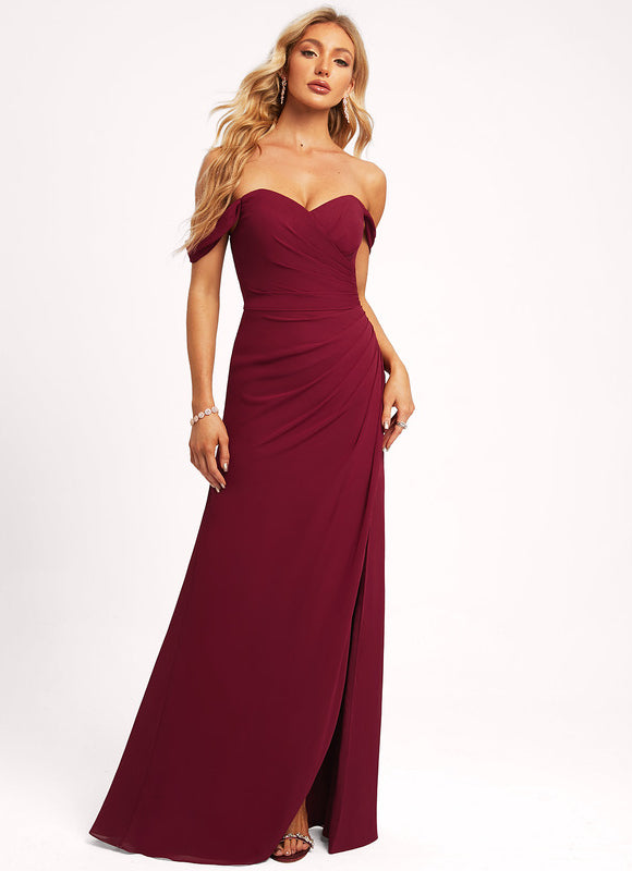 Robe Chic Mousseline Émeraude - gallery 3