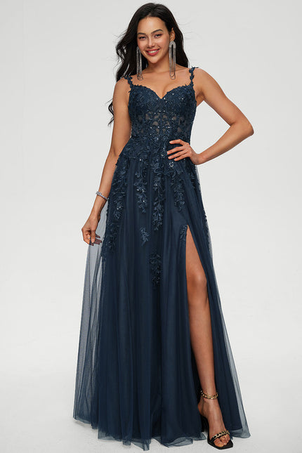 Robe Chic Bleue Étoilée