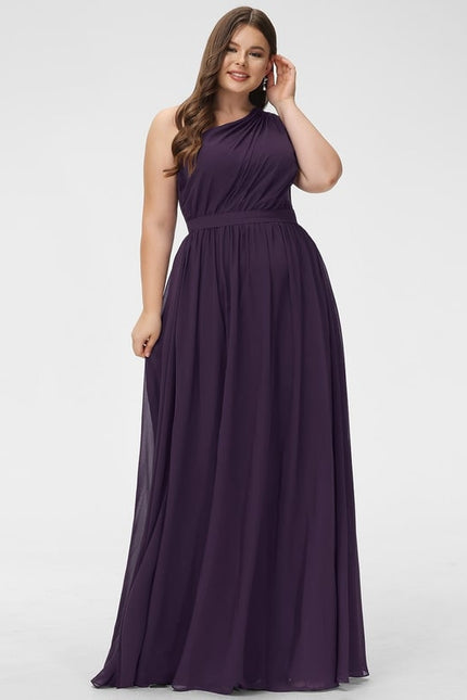 Robe Chic Asymétrique Beige - gallery 5