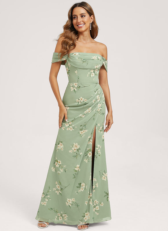Robe Chic Violet Élégant - gallery 1