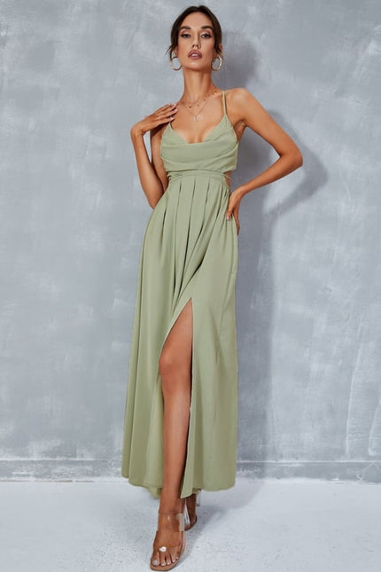 Robe Chic Vert D'Eau