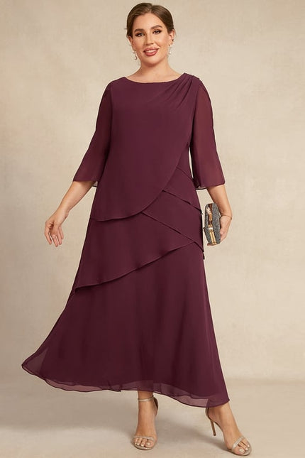Robe Chic Mousseline Améthyste - gallery 8