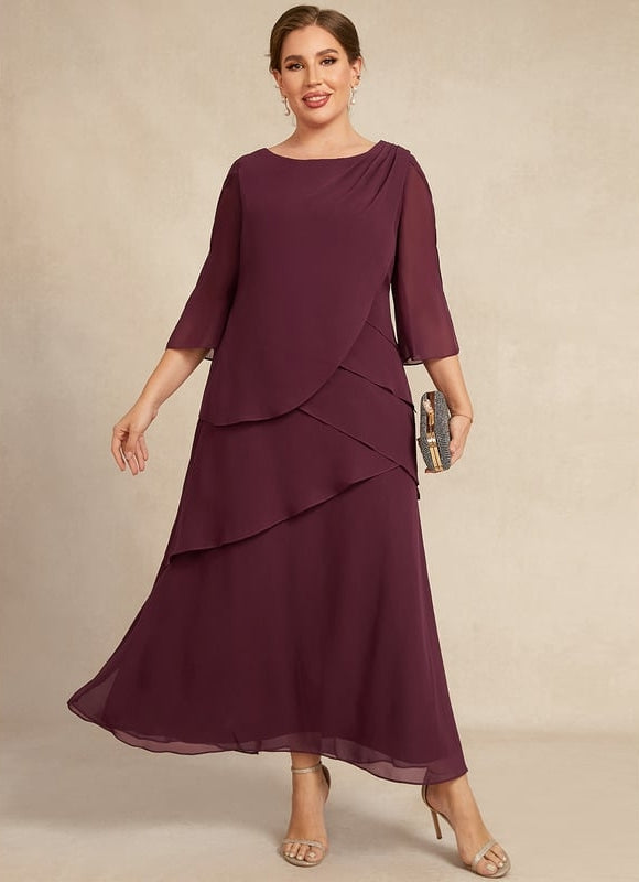 Robe Chic Mousseline Améthyste - gallery 8