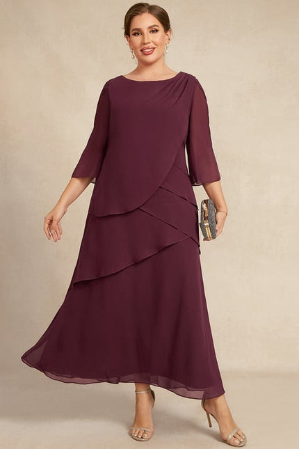 Robe Chic Mousseline Améthyste - gallery 8