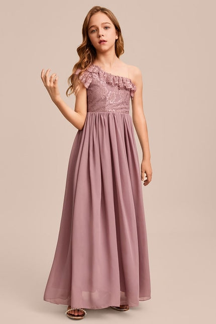 Robe Chic Asymétrique Lavande - gallery 1