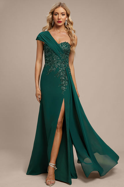 Robe Chic Émeraude Couture