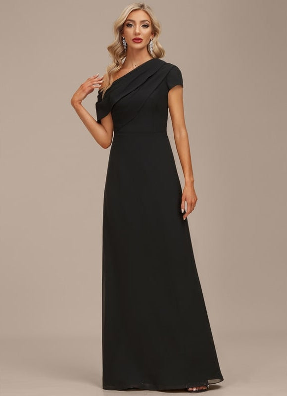 Robe Chic Noir Élégance Flottante - gallery 3