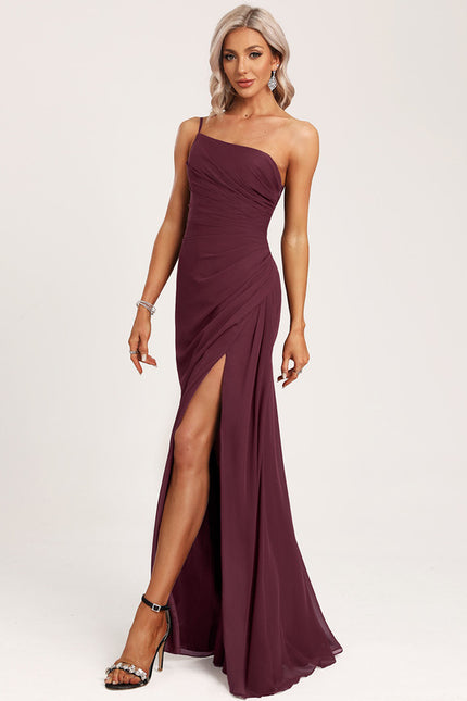 Robe Chic Asymétrique Beige - gallery 4