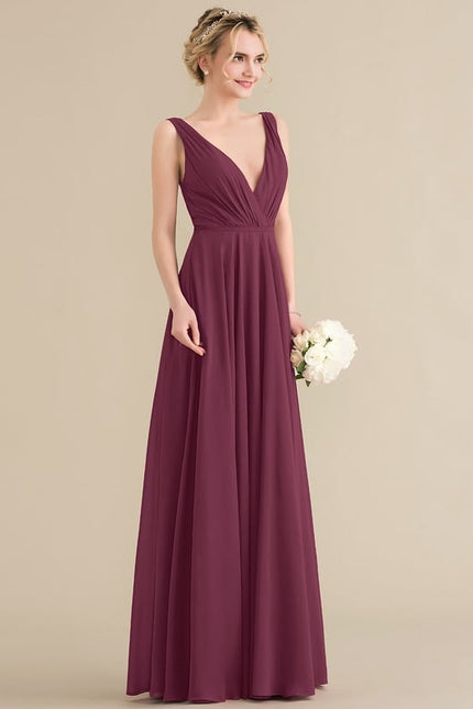 Robe Chic Longue Verte Fluide - gallery 2