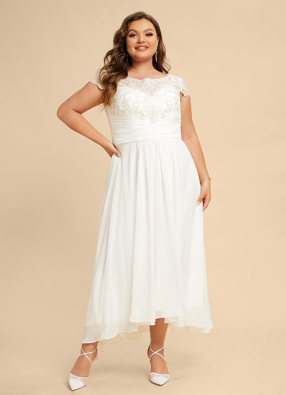 Robe En Lin Blanc Chic - gallery 7