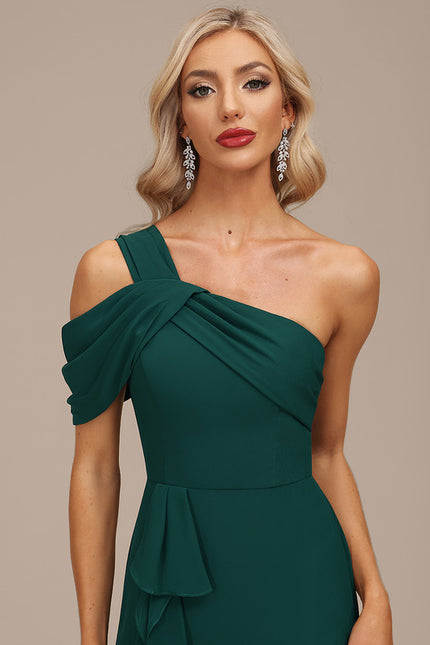 Robe Chic Noire Drapée - gallery 3