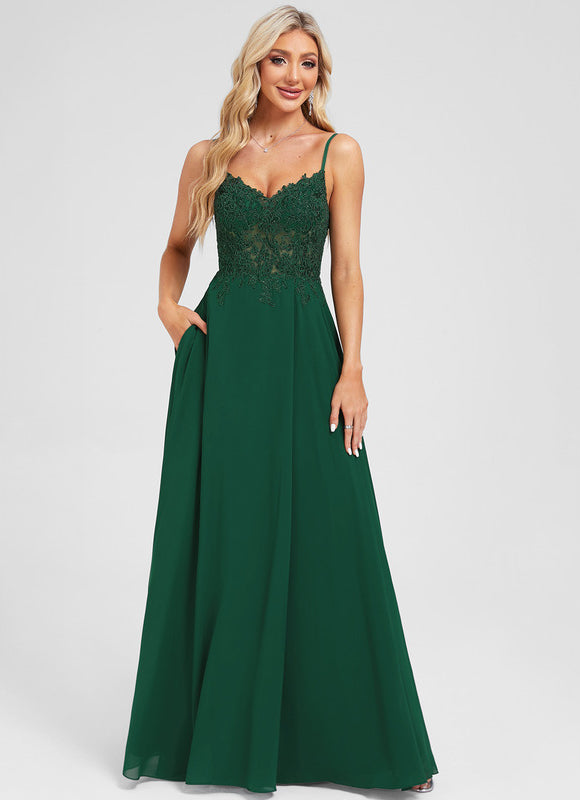 Robe Chic Élégance Émeraude - gallery 4