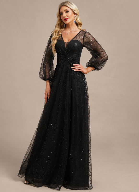 Robe Chic Soirée Pailletée - gallery 3