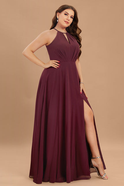 Robe Chic Bleu Drapé - gallery 5