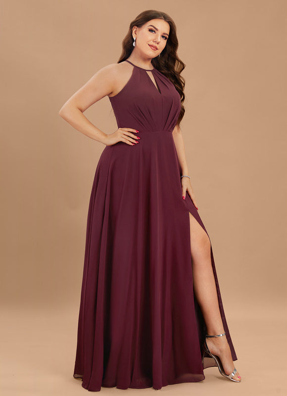 Robe Chic Bleu Drapé - gallery 5
