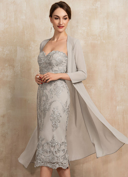 Robe Chic Élégante Argentée