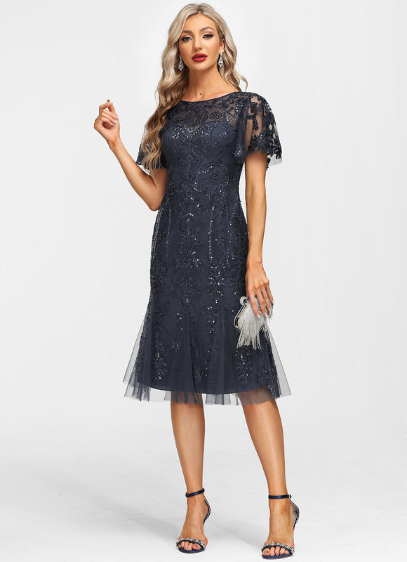 Robe Chic Éclat Marine - gallery 4