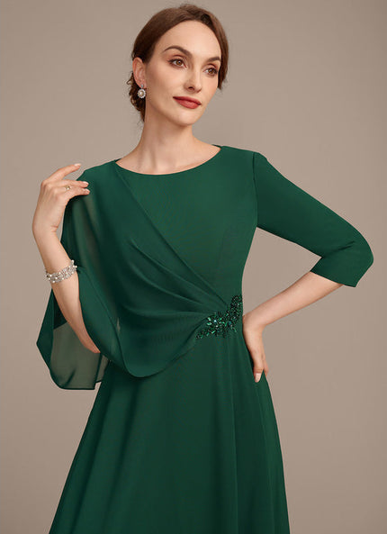 Robe Chic Mousseline Nuit - gallery 1