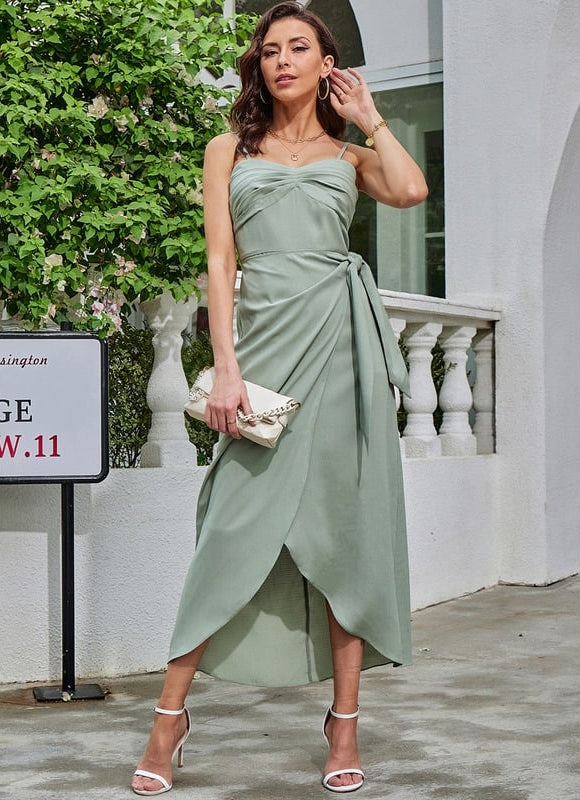 Robe Longue Verte Chic - gallery 2