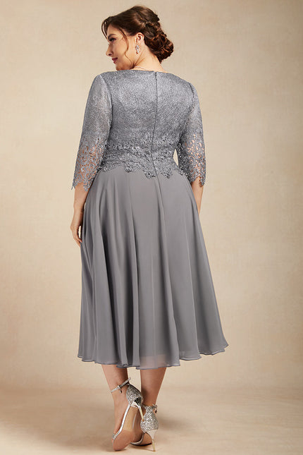 Robe Chic Flottante Mauve - gallery 7