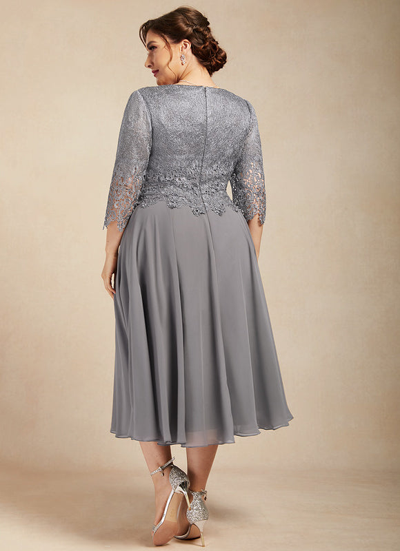 Robe Chic Flottante Mauve - gallery 7