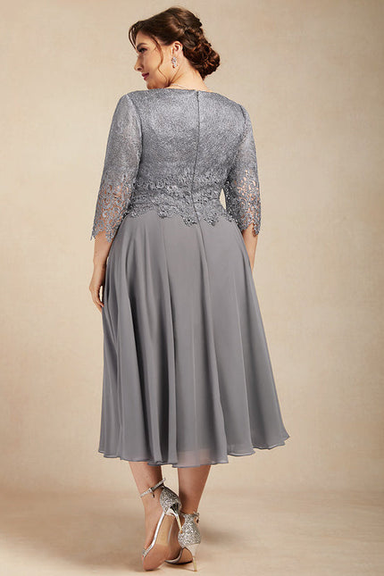 Robe Chic Flottante Mauve - gallery 7