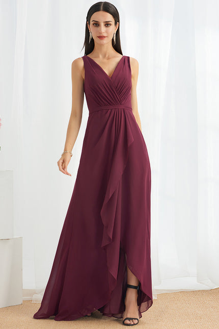 Robe Chic Mousseline Asymétrique