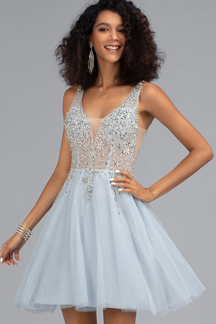Robe De Soirée Chic Courte Avec Manche