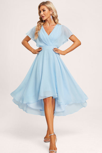 Robe Chic Fluide Bleu Nuit