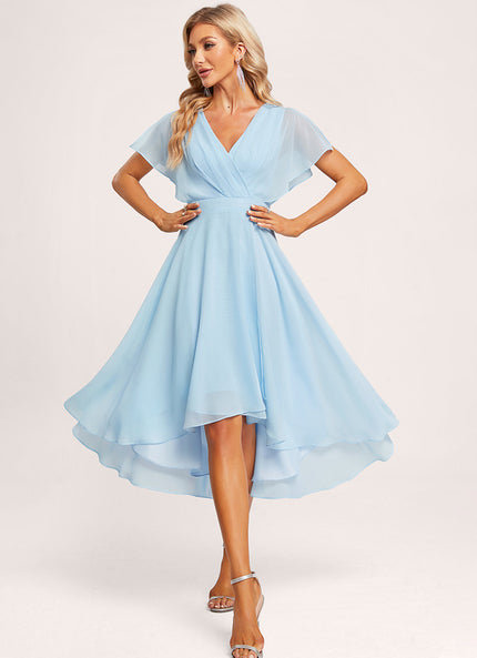 Robe Chic Fluide Bleu Nuit