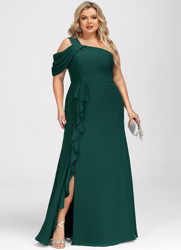 Robe Chic Noire Drapée - gallery 7